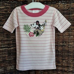 Hanna Andersson Disney 100% Organic Cotton Minnie Mouse Pajama Shirt Girls 4 100